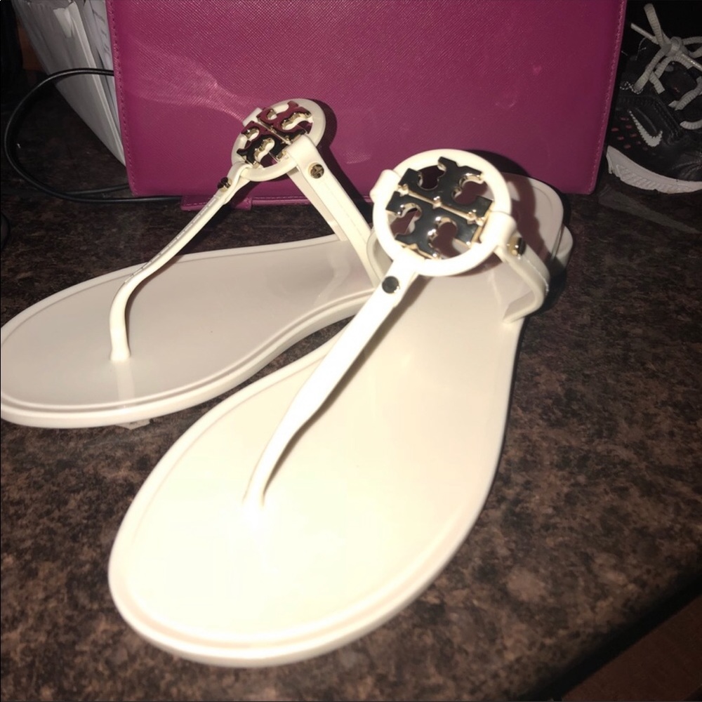 Used jelly miller Tory butch sandals